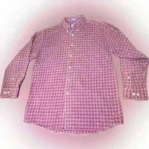 100% cotton PENDLETON long sleeve flannel faded vintage size medium